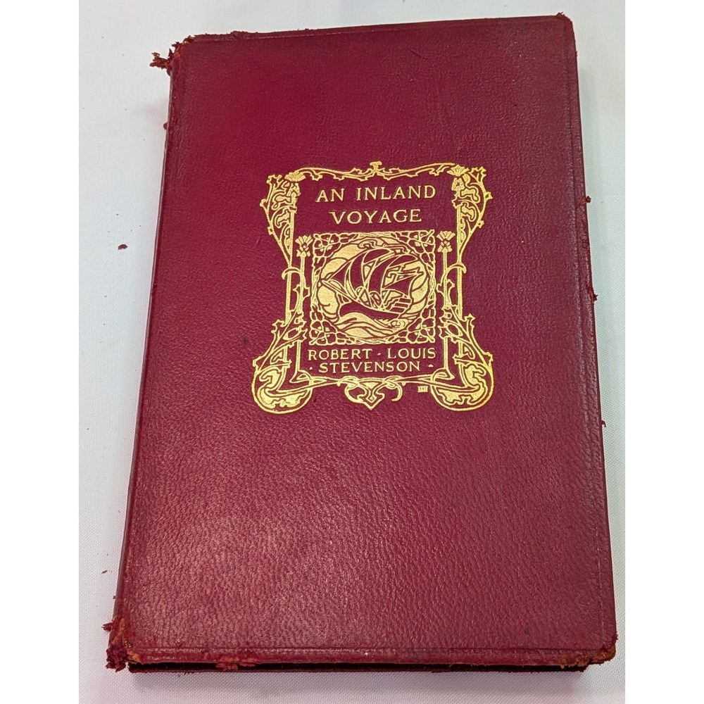 Charles Scribner's Sons An Inland Voyage 1923 Robert Louis Stevenson Red Fair